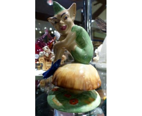 Midwinter porcelain pixie c1930s, H ~ 11cm