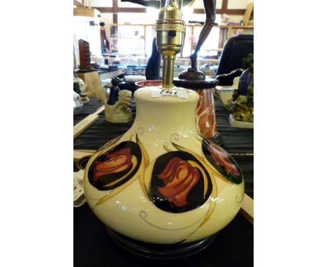 Moorcroft lamp in The Bow Bells design by Nicola Stanley,  RRP £350