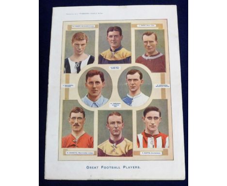 Trade issues, Thomson's Weekly News, Great Football Players, a collection of 5 different large colour supplements, each featu
