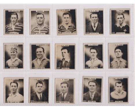 Cigarette cards, Phillips, Footballers (all with matching 'Pinnace' address backs), 'K' size, superb collection of approx. 18
