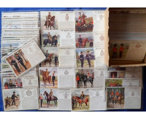 Postcards, a detailed mix of approx. 160 Gale &amp; Polden published History &amp; Traditions cards with 115 of the set of 12