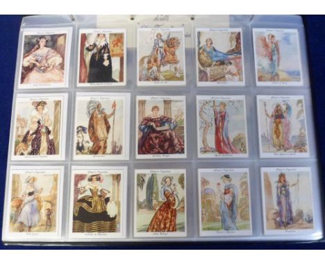 Cigarette cards, a collection of 23 'L' &amp; 'M' size sets in large modern album inc. Churchman's The Queen Mary, The Story 