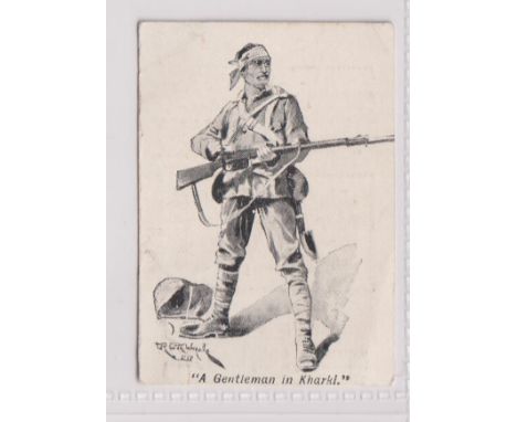 Cigarette card, Kinnear, A Gentleman in Kharki, 'M' size, (gd) (1)