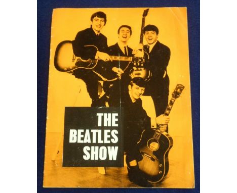 Music memorabilia, The Beatles, 1960's programme from The Beatles Show featuring Gerry &amp; The Pacemakers, Billy Baxter, Th