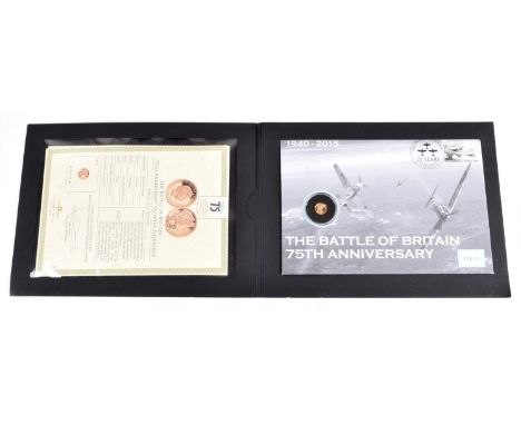 The London Mint Office, The Battle of Britain 75th Anniversary 1940-2015 Quarter Sovereign. The London Mint Office, The Battl
