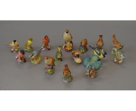 16 Royal Worcester bird figures