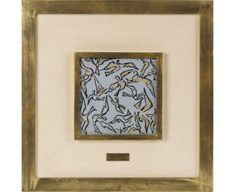             "Vögel". Salvador DALÍ (1904-1989 Figueres)Limitierte Auflage 1954, Edition "El Siglo". Im Bild signiert. Fliese 