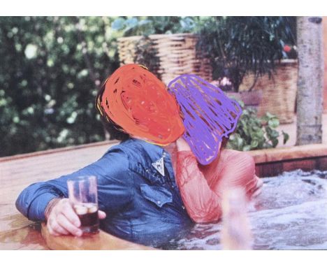                     BALDESSARI,             John(1931 National City - 2020 Los Angeles)    "Hot Tub"Farboffsetdruck. Verso Si