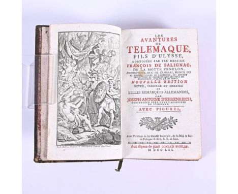                     SALIGNAC / FENELON,     "Les Avantures de Telemaque, fils d`Ullysse"Deutsch von Joseph Antoine d'Ehrenrei