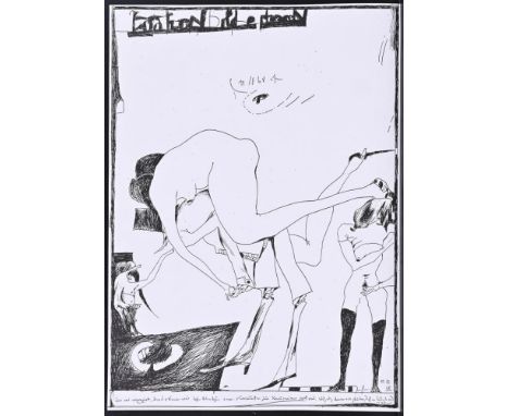                    JANSSEN,             Horst(1929 Hamburg - 1995 Hamburg)    Plakat zu Laatzen's BilderbogenOffsetdruck. Bl