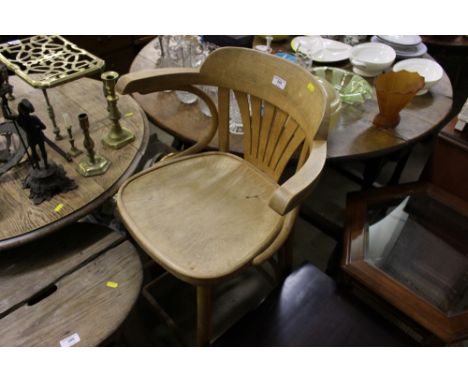 A bentwood high stool
