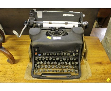 An Olivetti typewriter