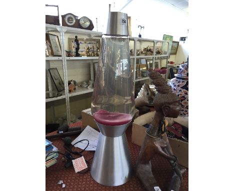 A large oversized lava lamp, manufactured by Lava World International.