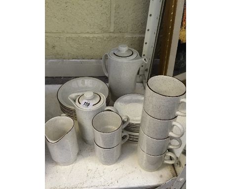 A Poole Pottery teaset.