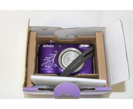 A boxed Nikon coolpix L31 camera 