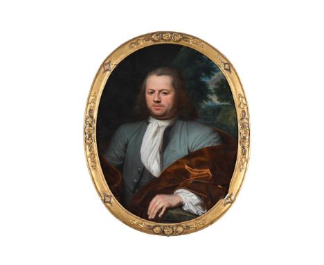 ENGLISH SCHOOL (17TH CENTURY) PORTRAIT OF MILES CORBET BARRISTER Oil on canvas, oval 81 x 64cm (31¾ x 25 in.)Miles Corbet Bar