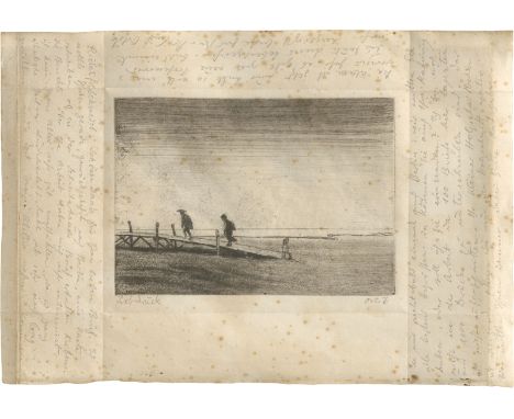 Orlik, Emil -- Bei EnoshimaRadierung auf feinem Japanbütten. 1901.9,5 x 13,4 cm (16,9 x 22,4 cm).Signiert "Orlik" und bezeich