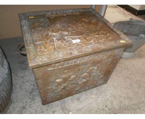 large vintage fireside box