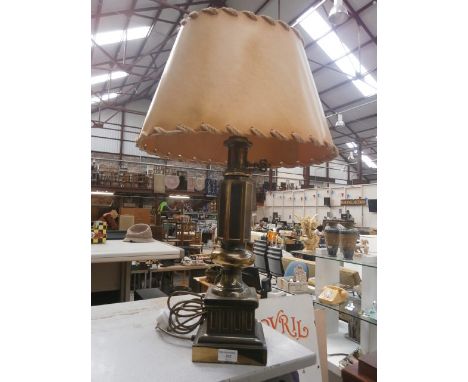 metal table lamp