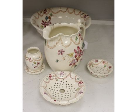 A Copeland Spode Montana pattern washstand set