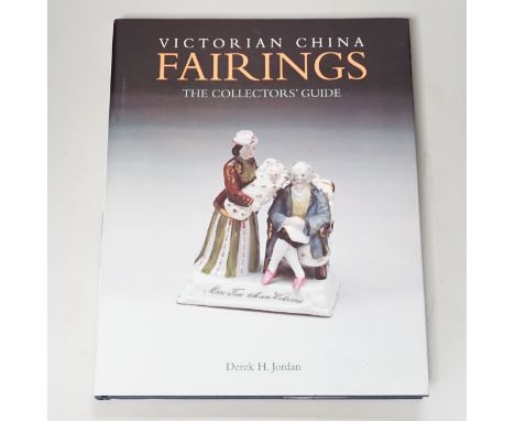 A collection of 14 German porcelain Fairings and a related book - Antiques collectors guide by Derek H. Jordan
