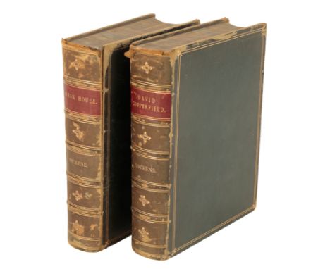 DICKENS, CHARLES: TWO VOLUMES - DAVID COPPERFIELD AND BLEAK HOUSE first edition, both illustrated by H.K. Browne (Phiz) and p