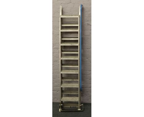 A heavy duty Ramsay aluminium loft ladder.