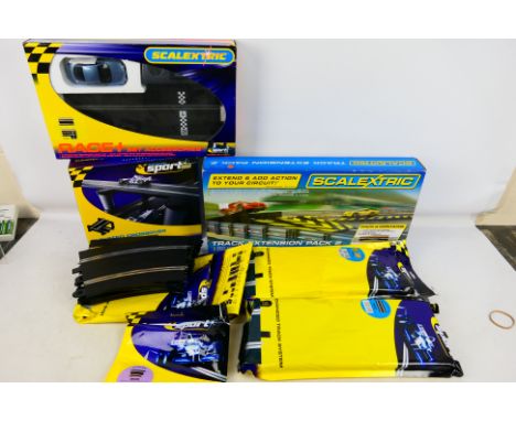 Scalextric - A collection of Scalextric accessories to include C8295 Elevated Crossover, C8307 Race + Lap Counter Pack, C8511