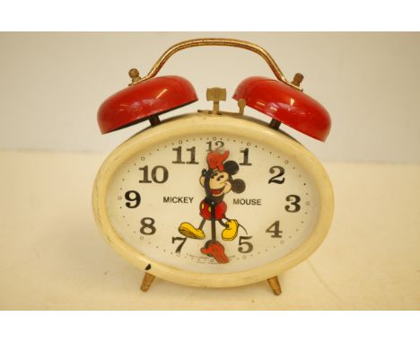 Original Micky mouse alarm clock. Made in Germany. Currently working