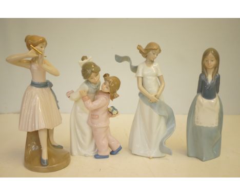 Three Nao child figures plus one other