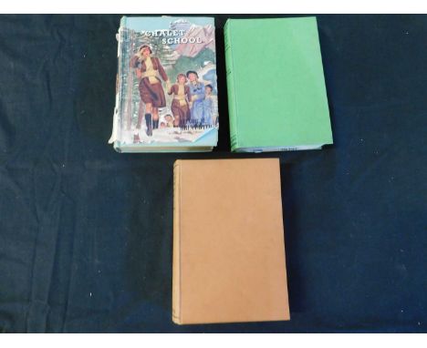 ELINOR M BRENT-DYER: 3 titles: THE EXPLOITS OF THE CHALET GIRLS, Edinburgh and London, W &amp; R Chambers, 1950 reprint, insc