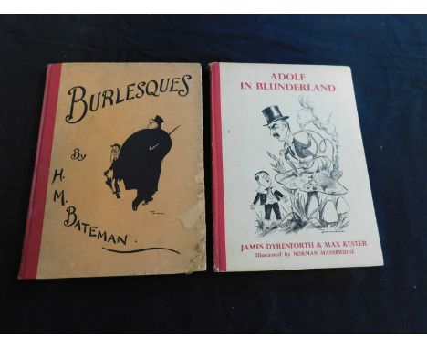 JAMES DYRENFORTH &amp; MAX KESTER: ADOLF IN BLUNDERLAND, ill Norman Mansbridge, London, Frederick Muller, 1939, 1st edition, 