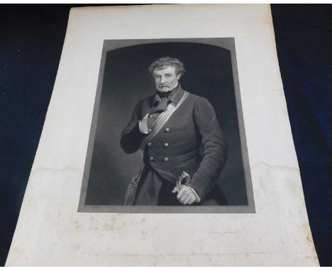 Folder: 13 assorted prints, mainly 19th century including F Bartolozzi, after M Browne, engraved portrait Sir Francis Buller,