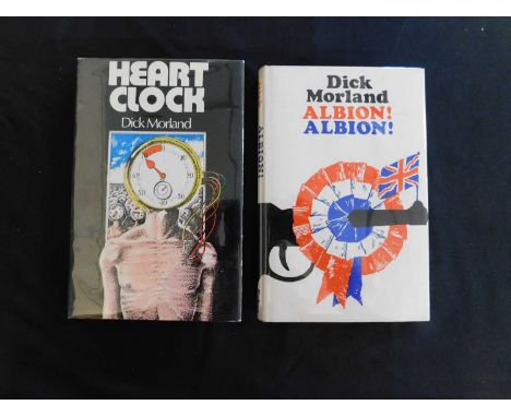 REGINALD HILL 'DICK MORLAND':  2 titles: HEART CLOCK, London, Faber &amp; Faber, 1973, 1st edition, signed, original cloth, d