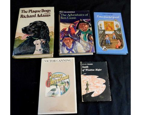 RICHARD ADAMS: THE PLAGUE DOGS, [ill Arthur Wainwright], New York, Alfred X Knopf, 1978, 1st edition, original cloth, d/w (v 