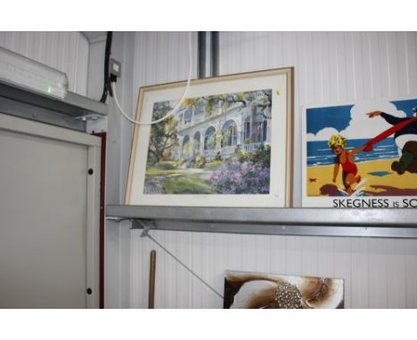 A Fouche limited edition print No.2 'Meet in Street'