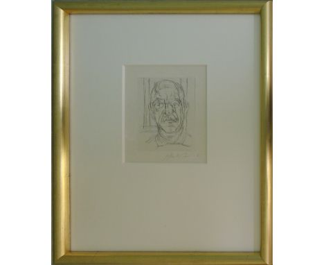 ALBERTO GIACOMETTI (Swiss, 1901-1966), 'Bust II' (s.8401), original lithograph on BFK Rives watermarked paper, 1960, with ful