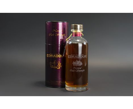 Edradour - Finest Single Highland Malt Scotch Whisky, Natural Cask Strength. Distilled 16-7-91, Bottled 04-05-05, Cask No 245