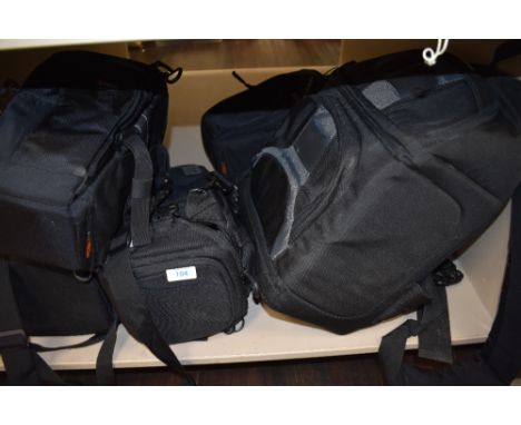Five camera bags by Lowpro
