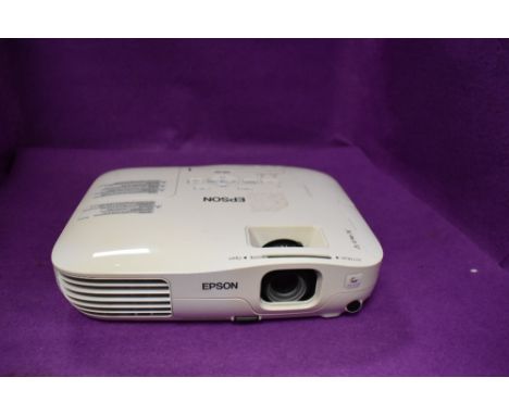 An Epson EB-X8 projector in hard case