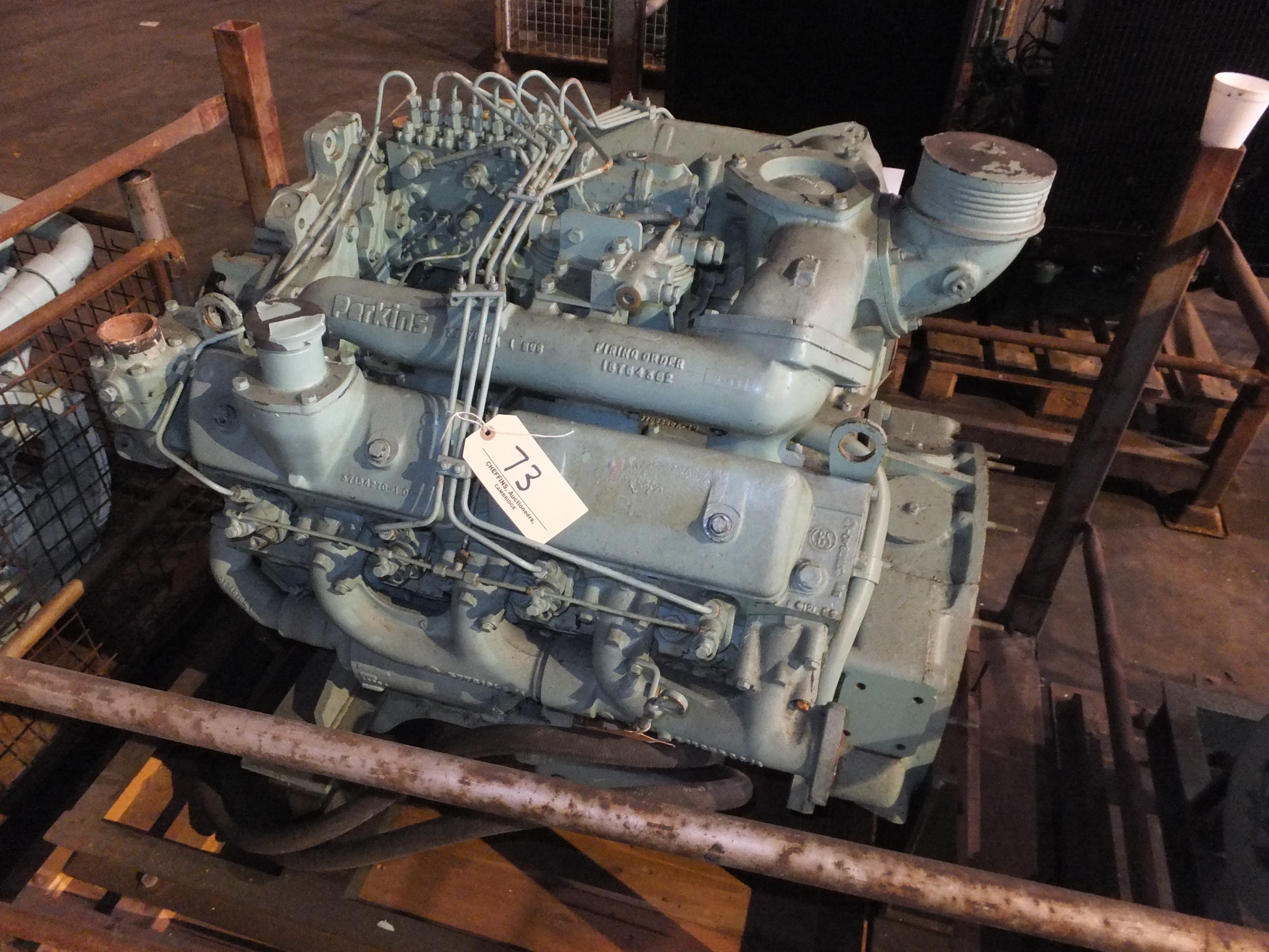 'diesel Engine Perkins 640 V8 8 Cylinder Non Turbo, Reconditioned 