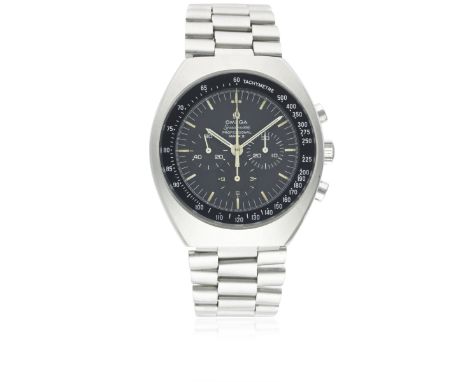 A GENTLEMAN'S STAINLESS STEEL OMEGA SPEEDMASTER MARK II CHRONOGRAPH BRACELET WATCH CIRCA 1969, REF. 1450014 WITH OMEGA SERVIC