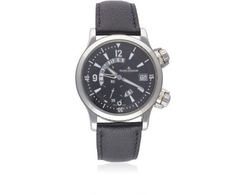 A GENTLEMAN'S STAINLESS STEEL JAEGER LECOULTRE MASTER COMPRESSOR DUALMATIC AUTOMATIC WRIST WATCHCIRCA 2008, REF. 146.8.02Move