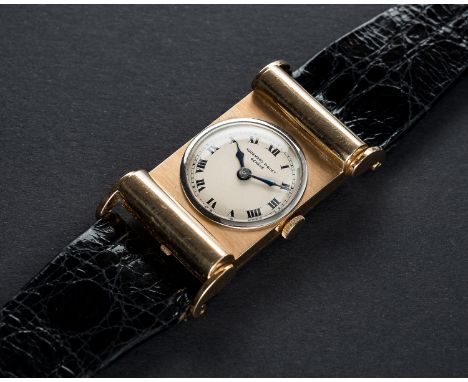 A FINE & RARE GENTLEMAN'S LARGE TWO COLOUR 18K SOLID GOLD AUDEMARS PIGUET CANOPY WRIST WATCHCIRCA 1940s, WITH AUDEMARS PIGUET