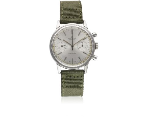A GENTLEMAN'S STAINLESS STEEL BREITLING TOP TIME CHRONOGRAPH WRIST WATCH CIRCA 1960s, REF. 2002Movement: Manual wind, signed 