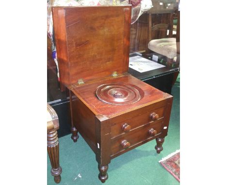 A Good 19th Century Mahogany Commode.