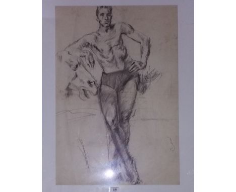 A Pencil Drawing on Paper by Mary Reynolds.