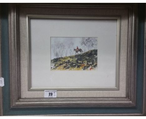 A Pair of Kildare Hunting Prints after Ray Ryan, along with another print of a horse, (3).