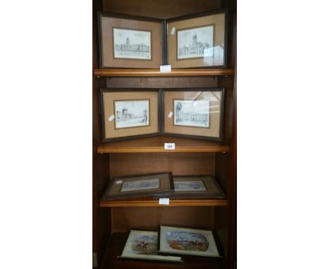 A Set of Six Dublin Scene Prints & Two Others.