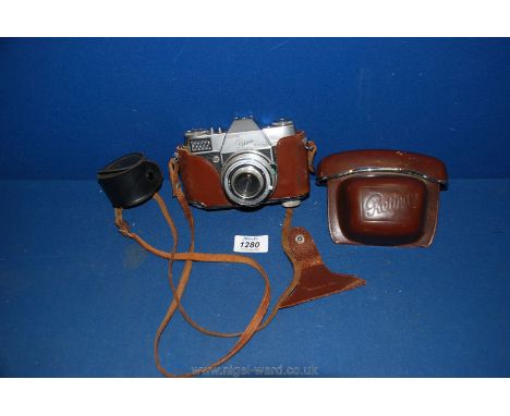 A Retina reflex Kodak Camera with separate lens